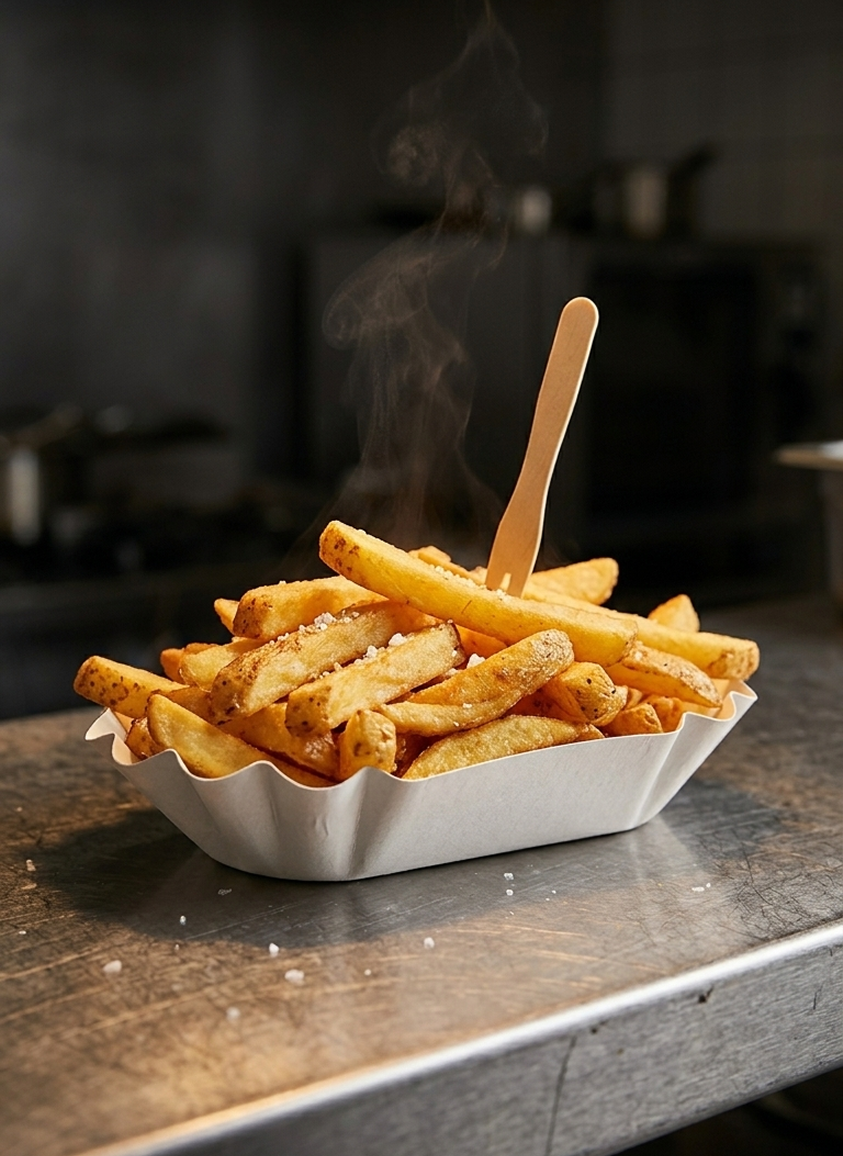 RheinCurry Skin-on-Fritten